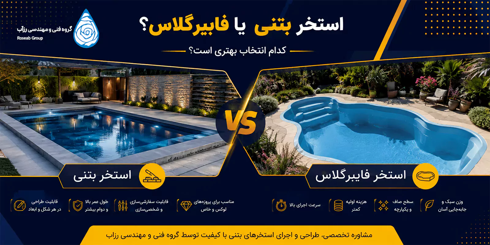 استخر-بتنی-یا-فایبرگلاس استخر بتنی یا فایبرگلاس